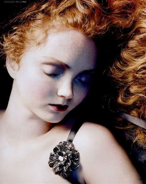 My Delicate Masked Retreat Lily Cole In Vogue Nippon 2008