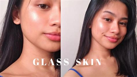 Glowy Glass Skin Makeup Look Youtube