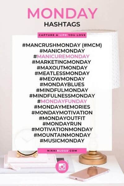 Ultimate Guide To Days Of The Week Hashtags For Instagram