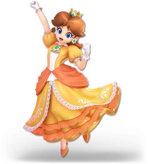 Daisy As She Appears In Super Smash Bros Ultimate Smash Bros Daisy Mario Princess Daisy