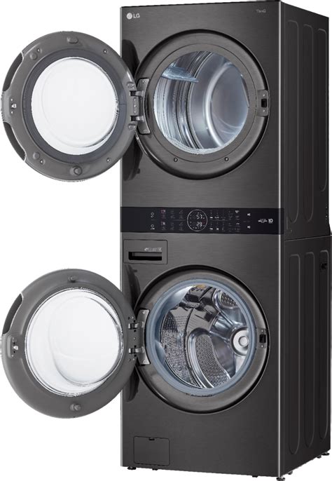 Lg 45 Cuft 6 Cycle Front Load Washer And 74 Cuft 6 Cycle Electric