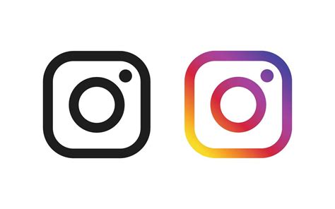 Logotipo De Insta Icono Móvil De Instagram De Redes Sociales Populares