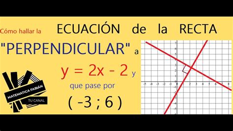 Ecuaci N De La Recta Perpendicular Bien Explicado A Otra Funci N Free