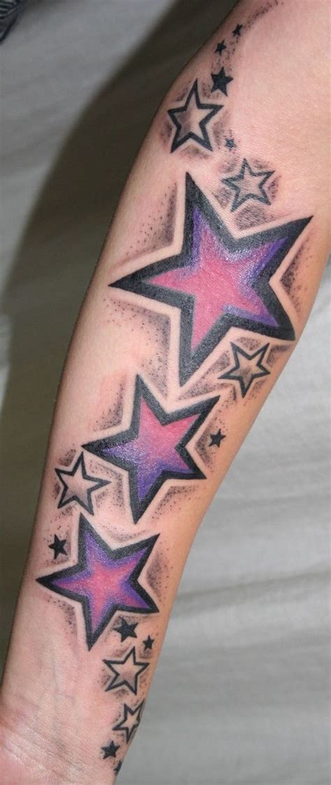 Men Star Tattoos On Arms トレンディな入れ墨 クールなタトゥー 入れ墨 Tatoo 伝統的なタトゥー 星