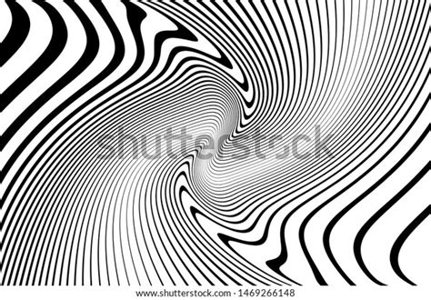 Psychedelic Wavy Stripes Vector Illustration Stock Vector Royalty Free