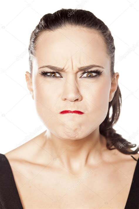 Woman With Angry Face Stock Photo By ©vgeorgiev 71595793