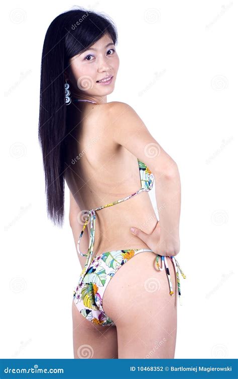 Chinese Girl In Bikini Stock Photo Image Of Model Asian
