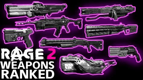 Rage 2 All Weapons Review And Locations Rage 2 Gameplay Youtube