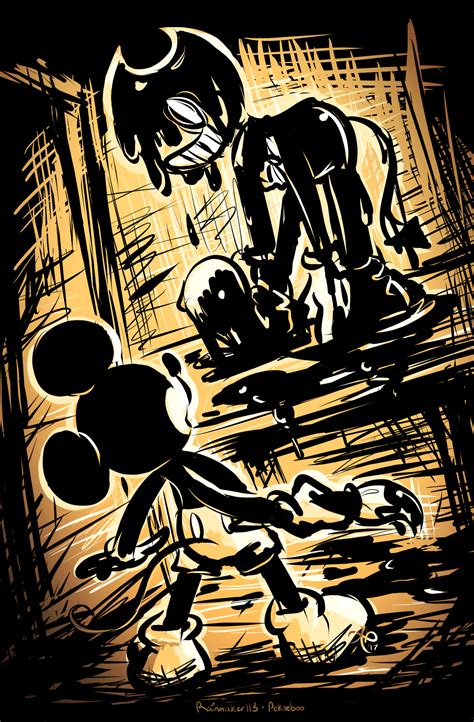 pin on bendy and the ink machine