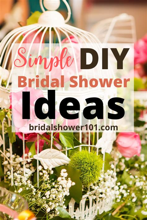Diy Bridal Shower Ideas Bridal Shower 101