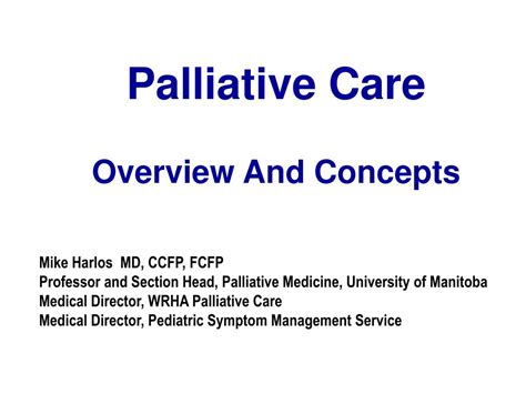 Ppt Palliative Care Overview And Concepts Powerpoint Presentation