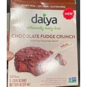 Daiya Chocolate Fudge Crunch Bar Dairy Free Calories Nutrition