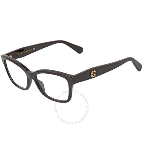 Gucci Transparent Square Ladies Eyeglasses Gg0798o 001 53 889652307961