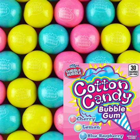 Dubble Bubble Cotton Candy Gumballs Bulk Mix