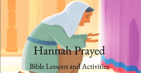 God Answered Hannahs Prayer Bible Activities On Sunday School Zone