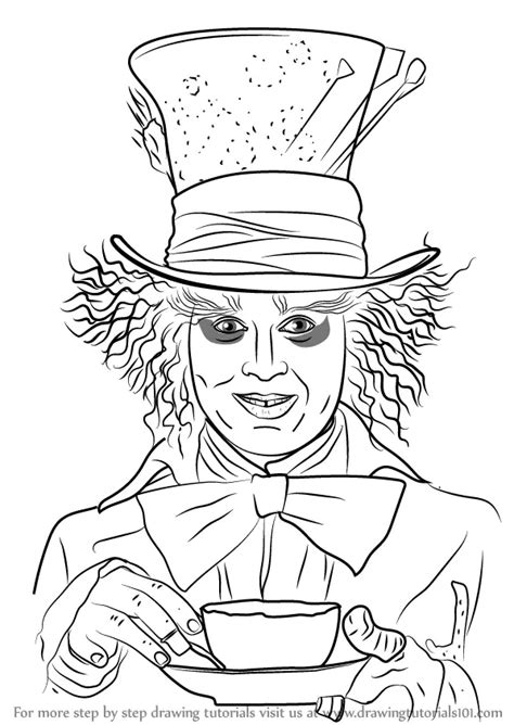 Learn How To Draw Mad Hatter Dc Comics Step By Step Drawing Tutorials