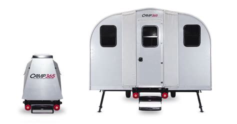 Camp365 Tiny Trailer Transforms Into 100 Square Foot Cabin In 9 Minutes