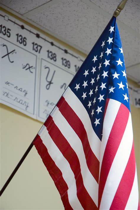 American Flag In Elementary School Classroom Just Some Dust Flickr