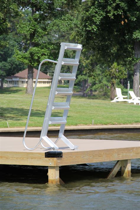 Stair Step Dock Ladder Easy To Go Up And Down Into The Lake