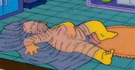 simpson scandal update homer sleeps nude in an oxygen tank which he believes gives him sexual