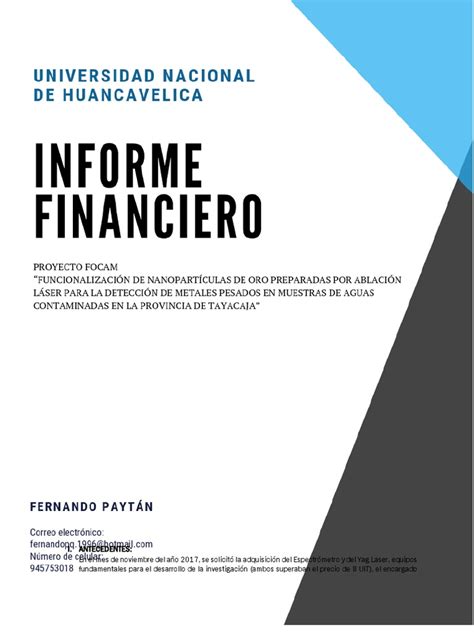 Informe Financiero 05 07 19docx Presupuesto Gobierno