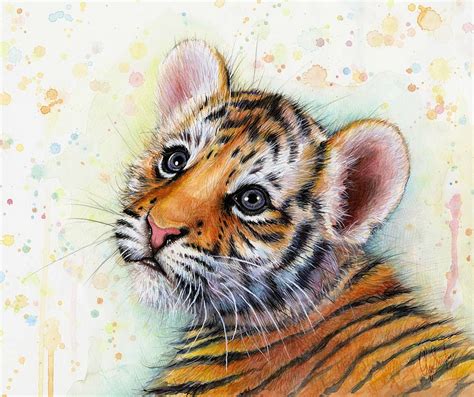 The best and easy watercolor painting ideas for beginners. Water - color animal painting ~ easy crafts ideas to make