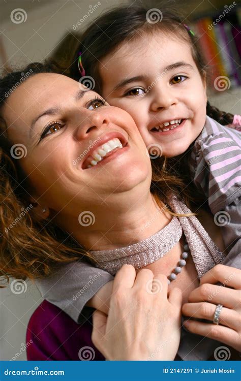 Beautiful Mother And Daughter Stock Image Image Of Attractive Beauty 2147291