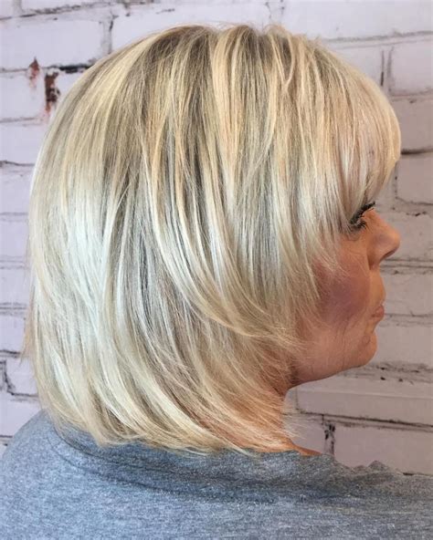 Perfect Medium Length Bob Hairstyles For Fine Hair Over 50 For New