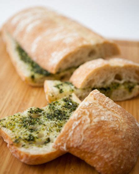 Our two favorite breakfast treats, together at last. Ina Garten's Garlic Bread....via FoodiFotos... … | Pinterest