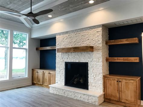 20 Stone Fireplace Accent Wall
