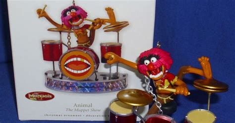 Hallmark Magic Ornament The Muppet Show Animal 2010 Beat Drums Sound