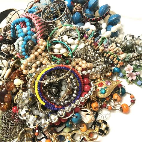1 12 Lb Untested Jewelry Lot Unsorted Vintage To Modern Etsy