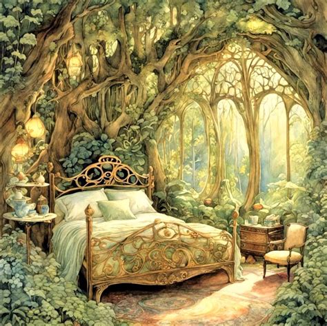 Solve Bedroom In Rivendell Jigsaw Puzzle Online With 600 Pieces