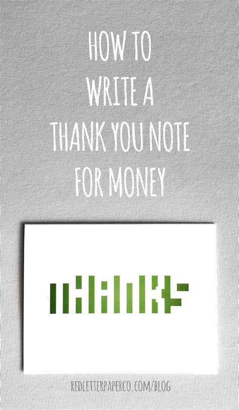 Thank You Card Template For Money Cards Design Templates