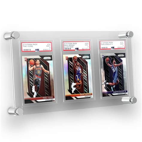 Buy Preza Trading Card Display Case For Wall Graded Sports Card For