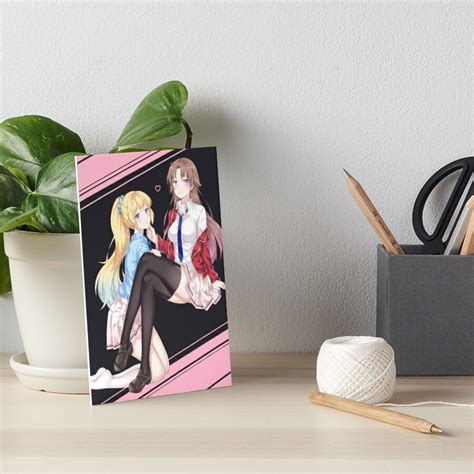 Kei Karuizawa Classroom Of The Elite Anime Waifu Art Board Print For