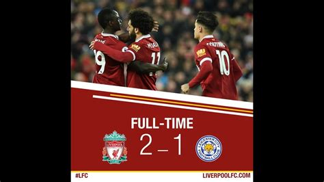 Liverpool Vs Leicester 2 1 All Goals And Highlights 30 12 2017 Hd Youtube