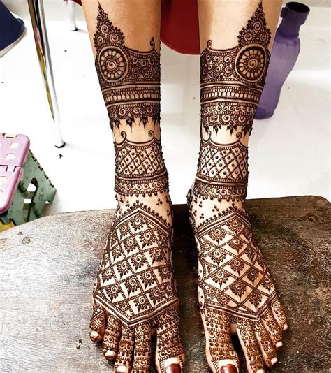 Bridal Dulhan Mehndi Designs For Legs 20 K4 Fashion