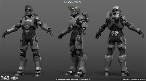 Artstation Halo 5 Jump Master Armor Adam Sacco Armor Halo Halo 5