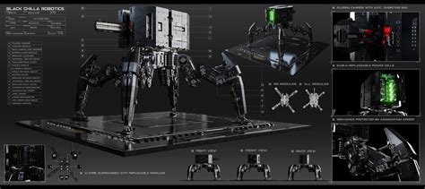 Artstation Black Chilla Robotics Bcr Defender 003 Mateusz Wielgus