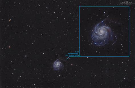 M101 Pinwheel Galaxy Lrgb Darkskies Astrophotography