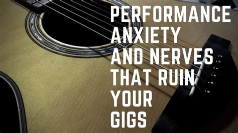 How To Reduce Performance Anxiety Youtube