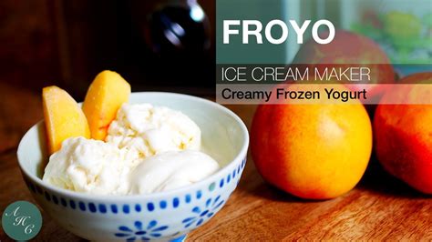 Frozen Yogurt Recipe With Ice Cream Maker Youtube