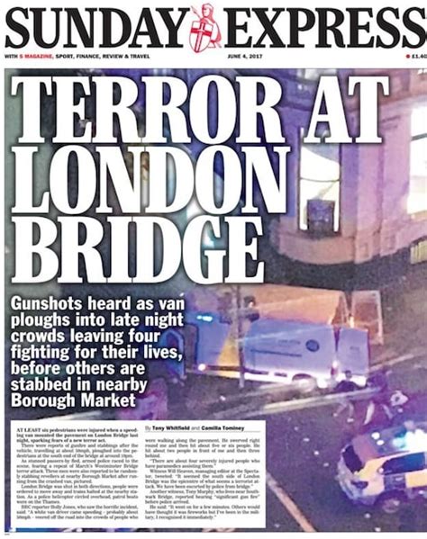 The latest breaking news, comment and features from the independent. 'Night of terror': How newspapers in UK and around the world reacted to London attack
