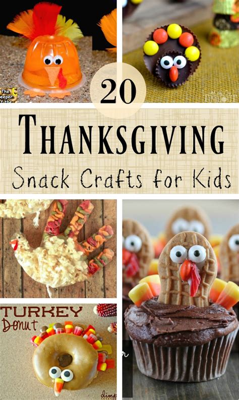 20 Edible Thanksgiving Crafts For Kids Southern Made Simple