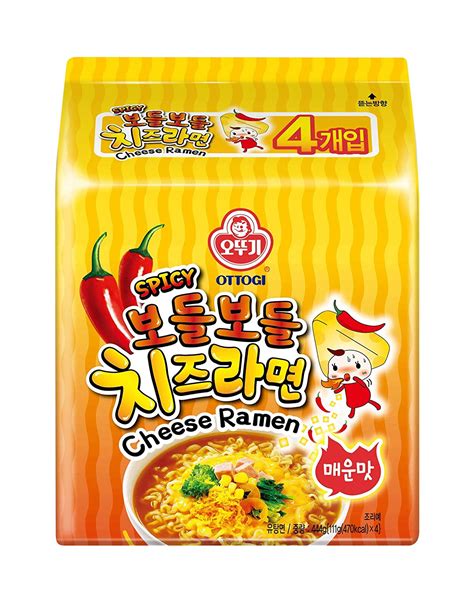 Ottogi Cheese Ramen Spicy Flavor Korean Style Instant