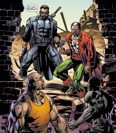 Blade Brother Voodoo Black Panther And Luke Cage Yes