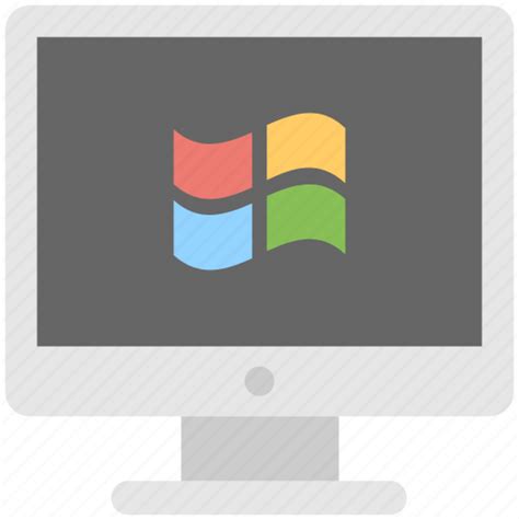 Desktop Logo Microsoft Monitor Windows Icon Download On Iconfinder