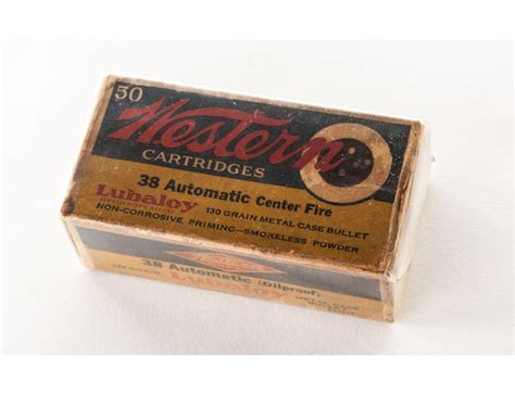 Lot Of 24 Boxes Of Vintage 38 Acp Ammo