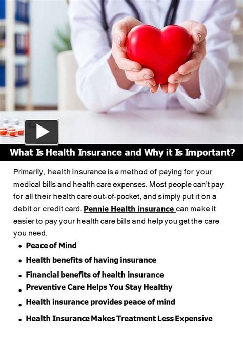 Ppt What Is Health Insurance And Why It Is Important Powerpoint